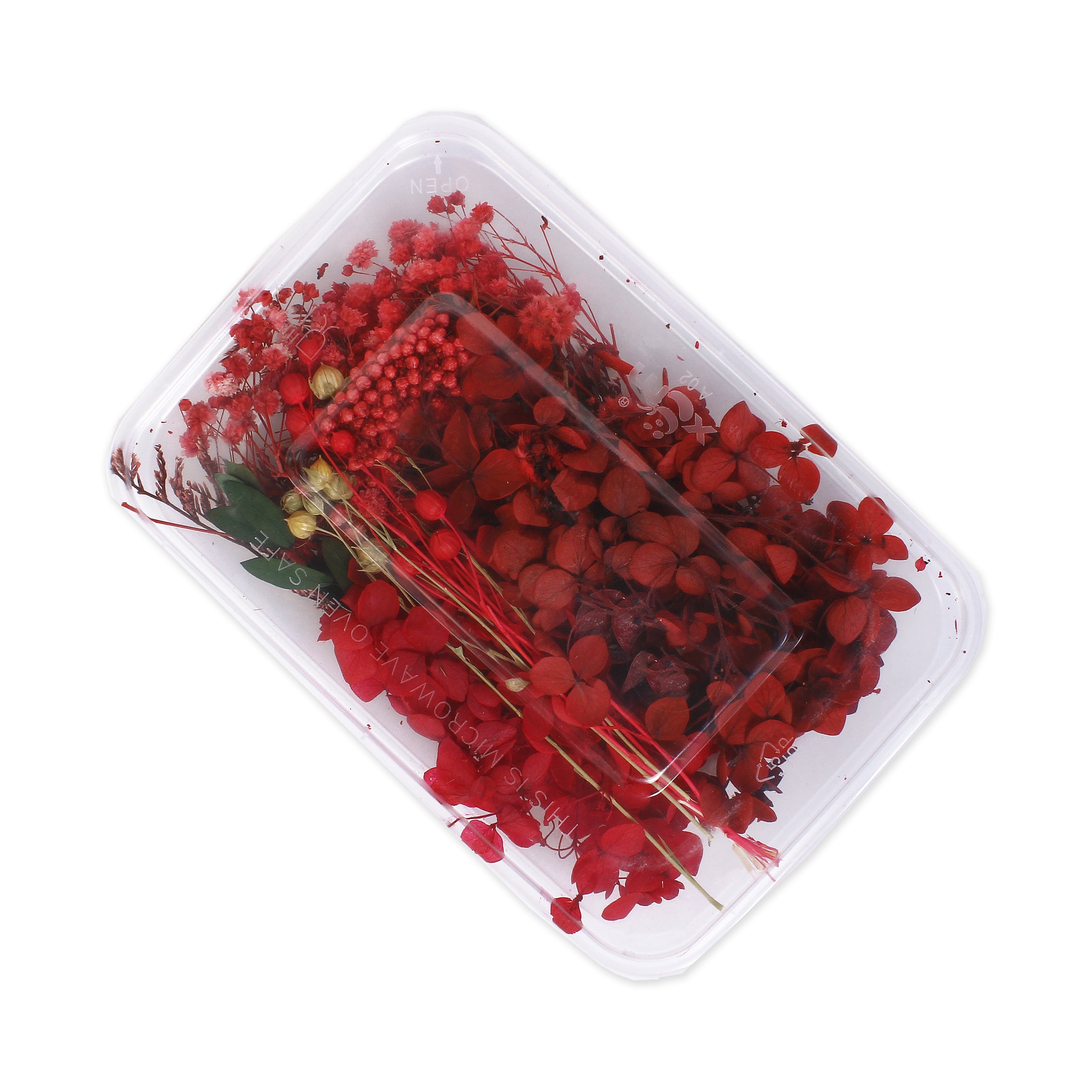 Assorted Natural Dried Flowers Scarlet Garden  1Box Ib