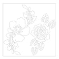 Stencil Florentina 4 X 4Inch 1Pc Pbci Lb