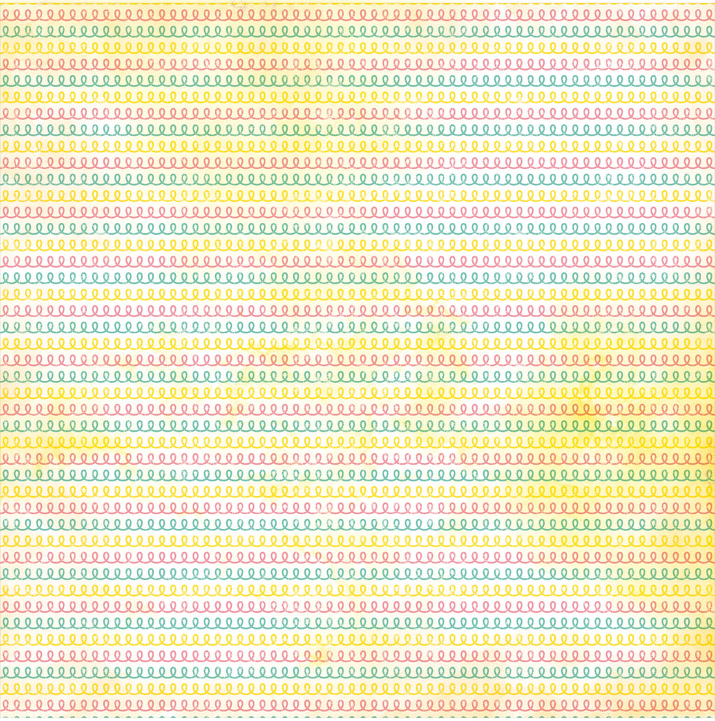 Paper Pack 12In X 12In Sunshine And Lemonade 12Sheets 250Gsm