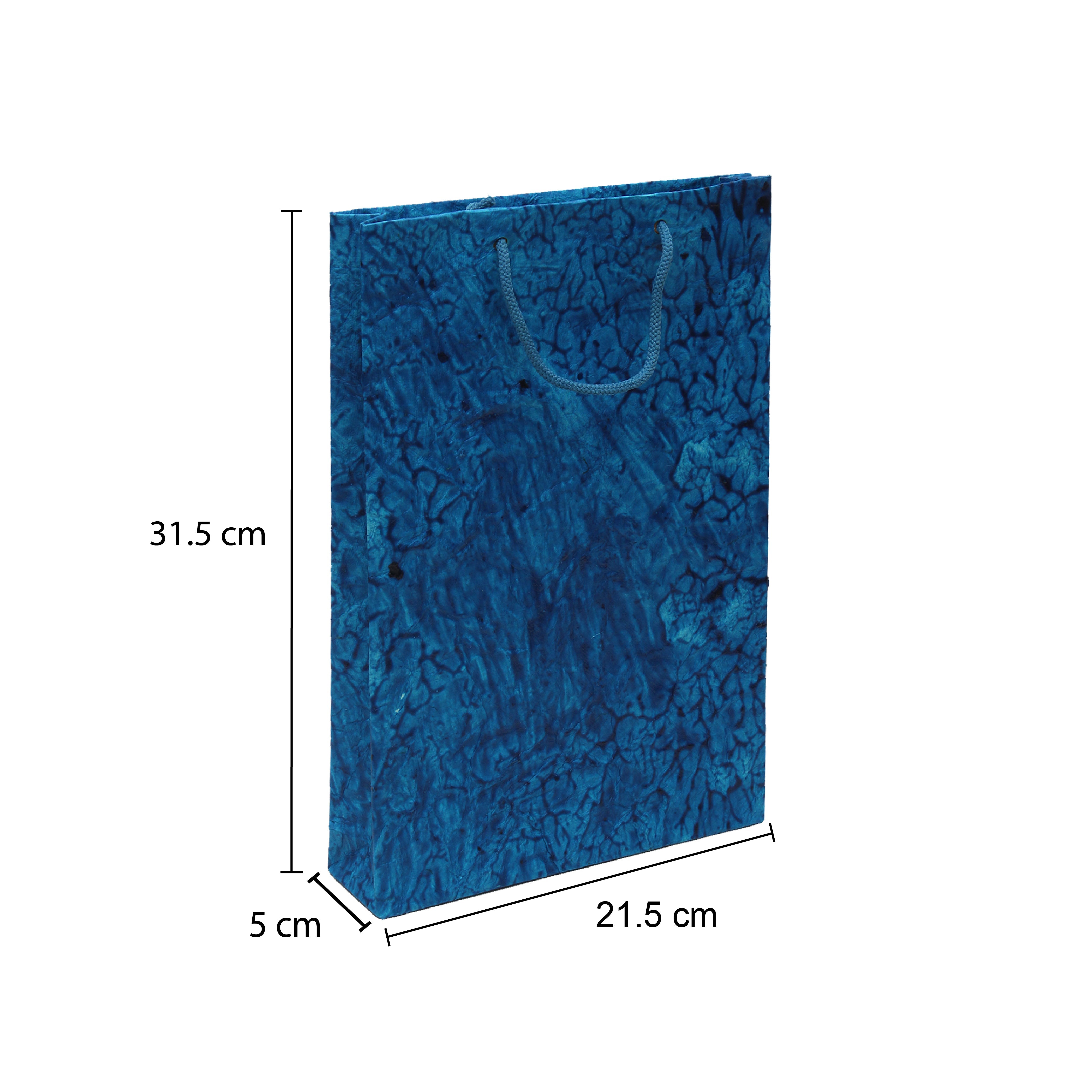 Textured Paper Bag Asst Col Big 10Pc Ib