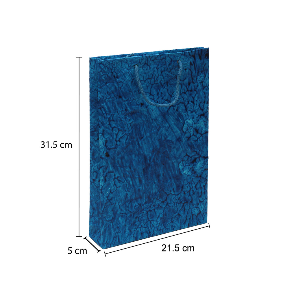 Textured Paper Bag Asst Col Big 10Pc Ib