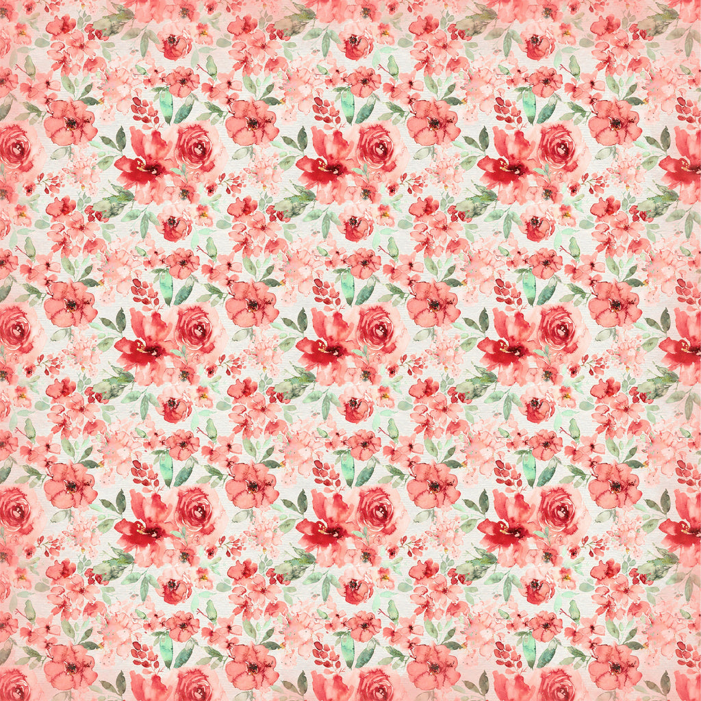 Paper Pack 12In X 12In Poppies & Roses 12 Sheets 250Gsm Lb