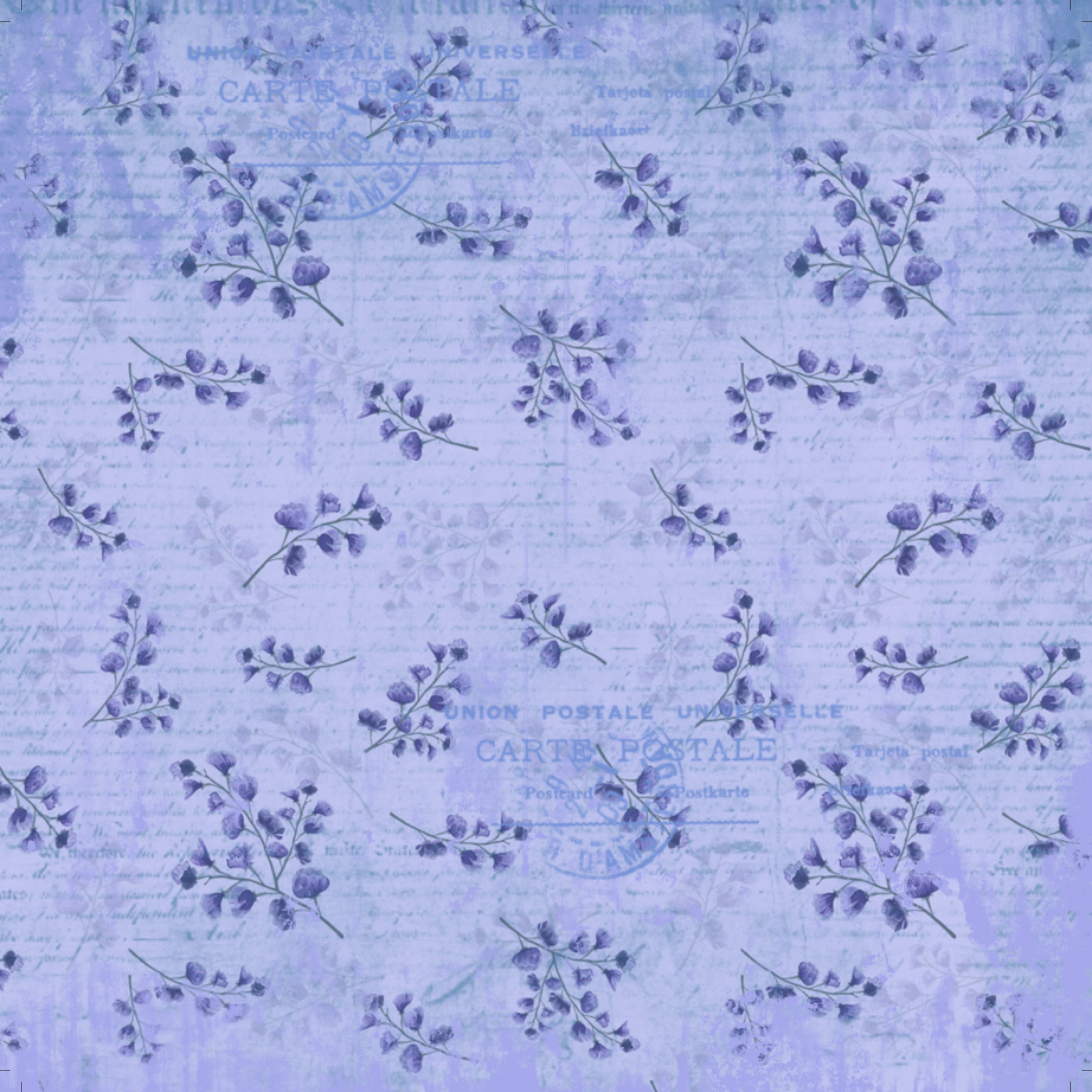 Paper Pack 12In X 12In Purple Passion 12Sheets 250Gsm Lb