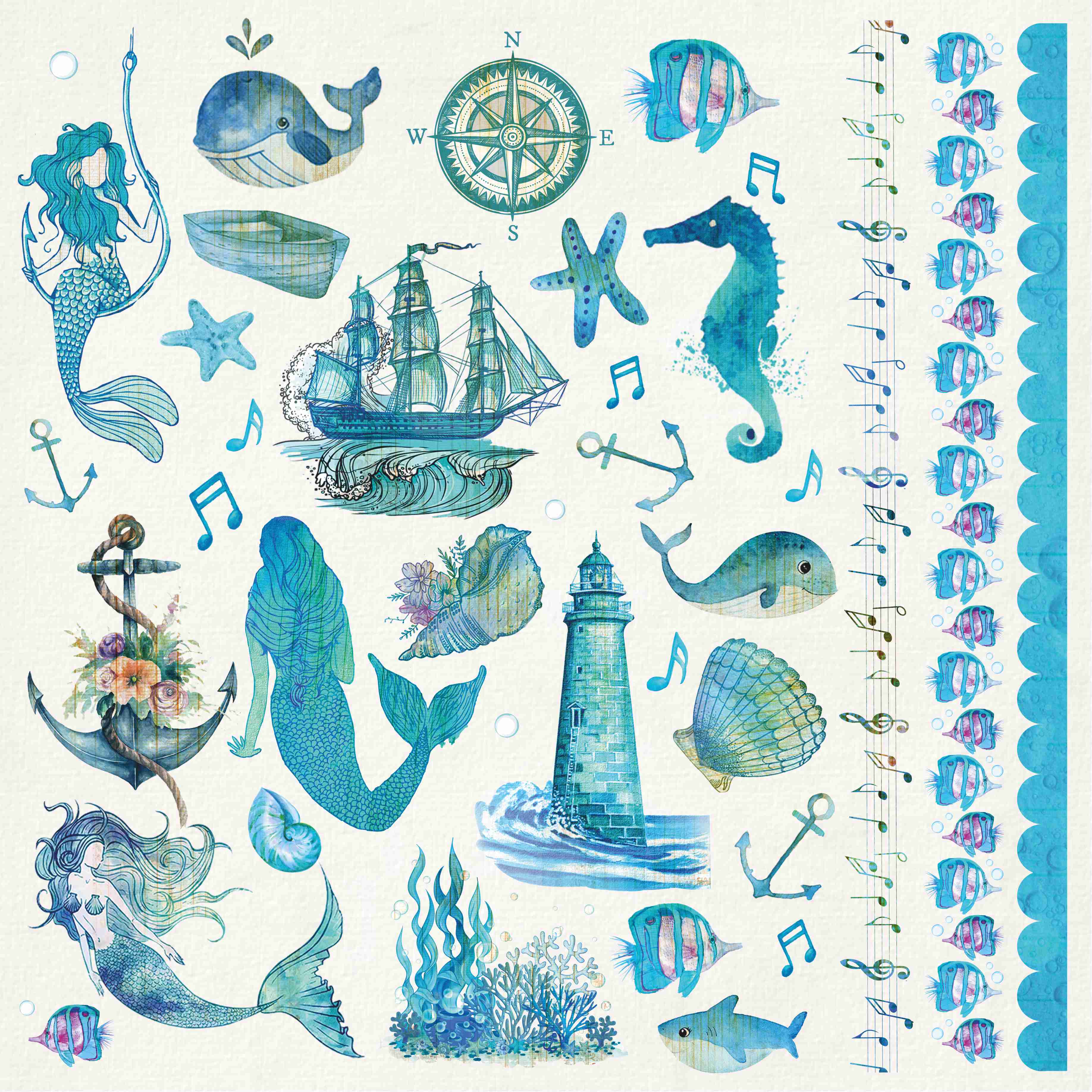 Paper Pack 12In X 12In Song Of The Sea 12Sheet Lb