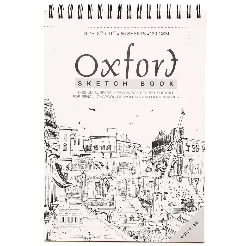Sketch Drawing Book Wireo Bound A4 140Gsm Soft Cover 50Sheets An