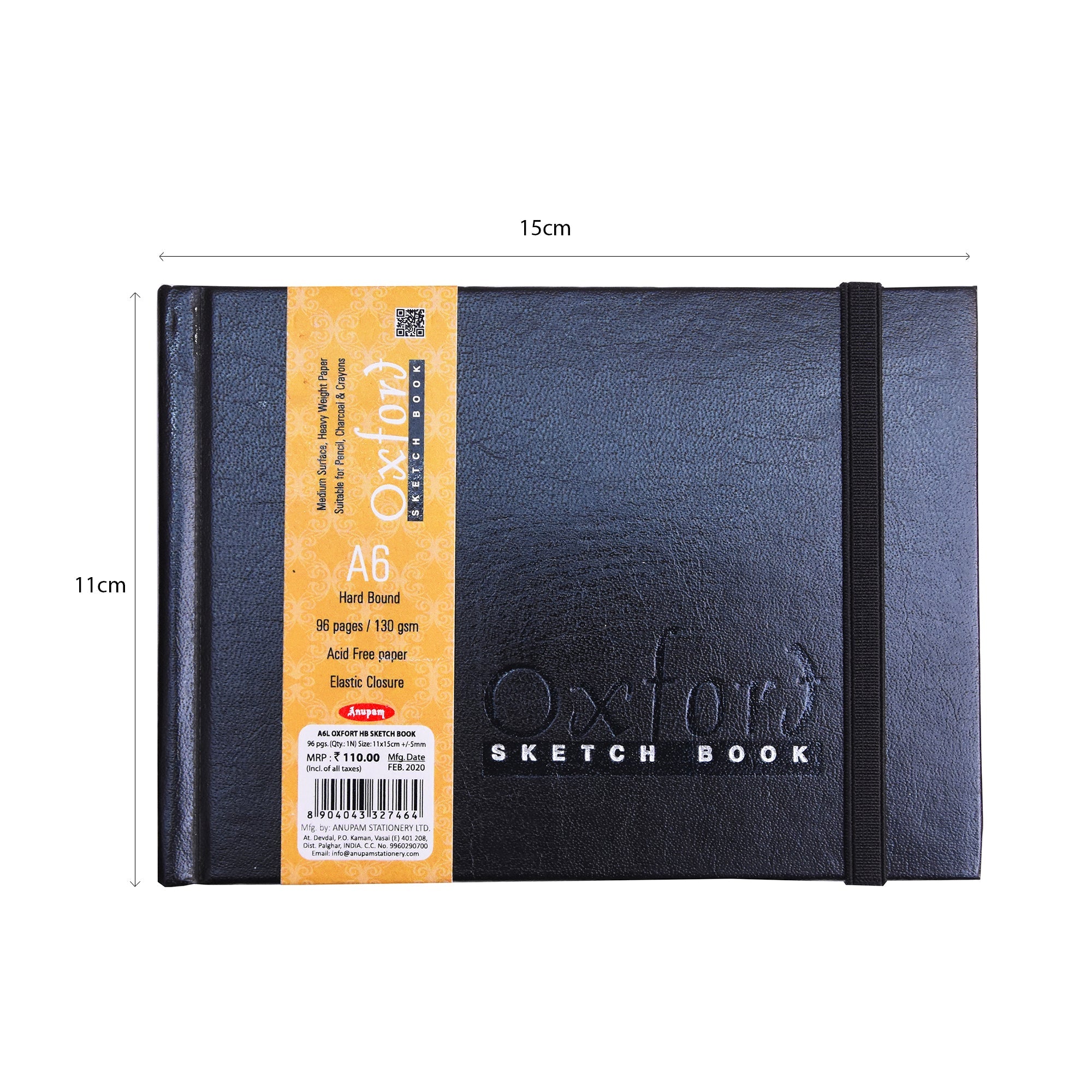 Sketch Drawing Book Hard Bound A6 140Gsm 96Pages An