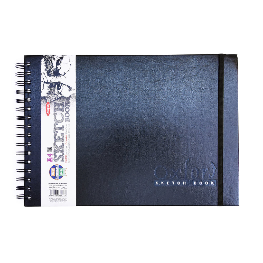Oxford Sketch Drawing Book Wireo Bound A4 140Gsm Landsacpe 128Pages An