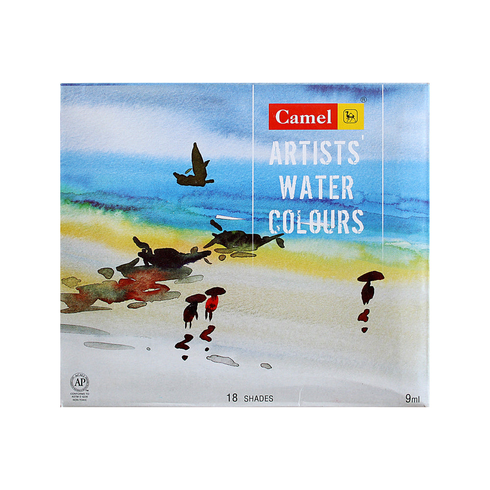 Set Of Artists Water Colour (70-M-18) Asst 1305732 18Shades Box Camlin