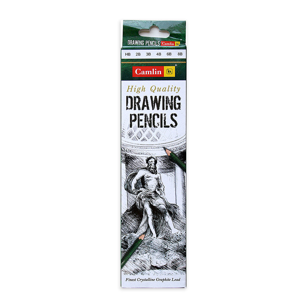 Drawing Pencil Set Of 7000953 6Nos Box Camlin ,HB|2B|4B|6B|8B|10B