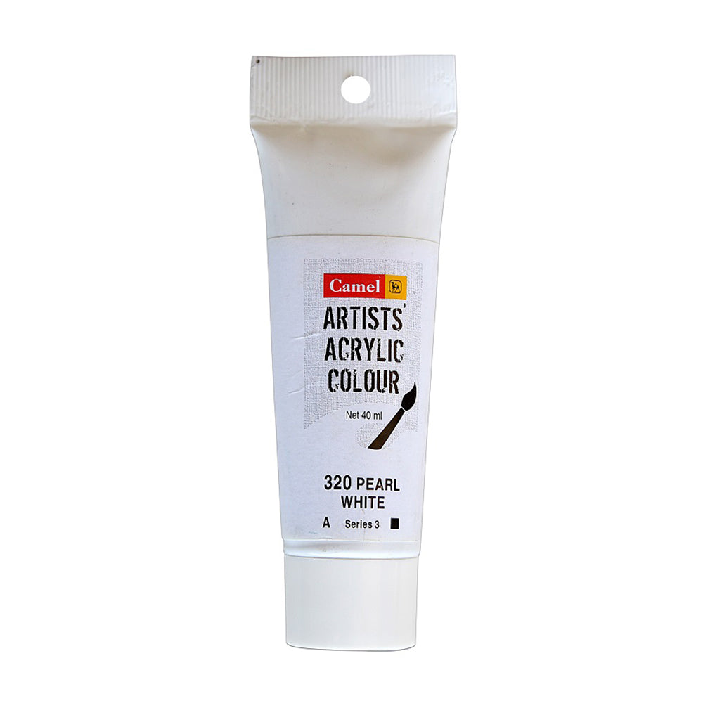 Artist Acrylic Colour Sr3 Plaryl. White 815320 40Ml Tube Camlin
