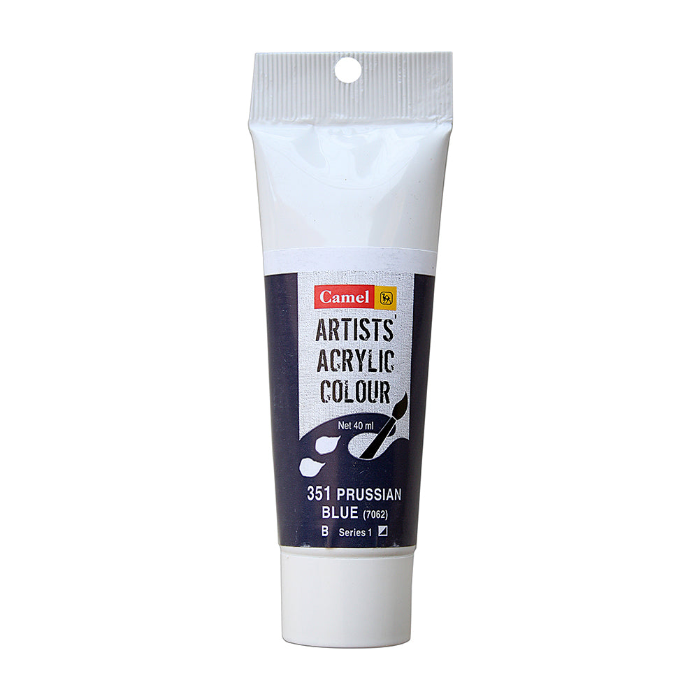 Artist Acrylic Colour Sr1 Prussian Blue 40Ml Tube Camlin