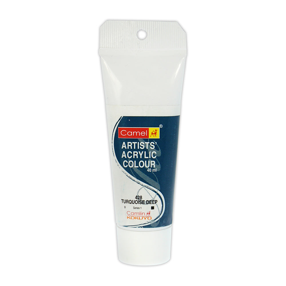 Artist Acrylic Colour Sr1 Turquoise Deep 40Ml Tube Camlin