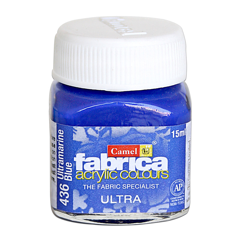 Camel Fabrica Acrylic Colour 15ml- Ultramarine Blue