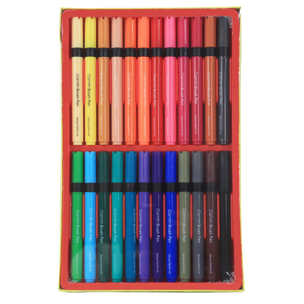 Brush Pens 24 Shades 1Pk Blister Camlin