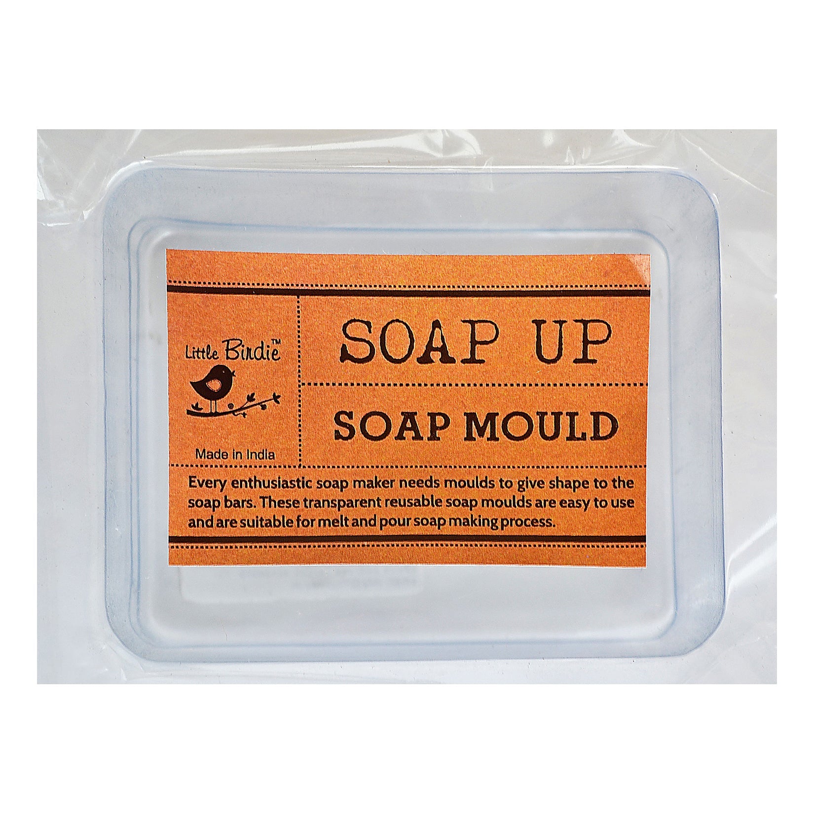 Transparent Soap Making Mould  9x7 5x3 5cm 1pc