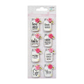 Itsy Bitsy Self-adhesive Stickers - Love Always, 8Pc