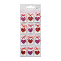 Itsy Bitsy Self-adhesive Stickers - Love Knots, 12Pc