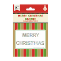 Little Birdie Merry Christmas Holographic Festive Banner 14pc & Ribbon 4m