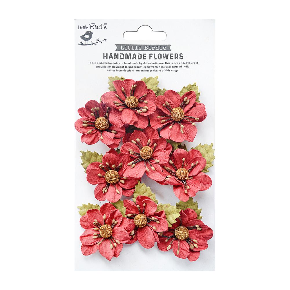 Little Birdie Handmade flowers- Wendy Love & Roses 9Pcs