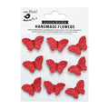 Little Birdie Handmade flowers- Jewel Butterfly Love & Roses 9Pcs
