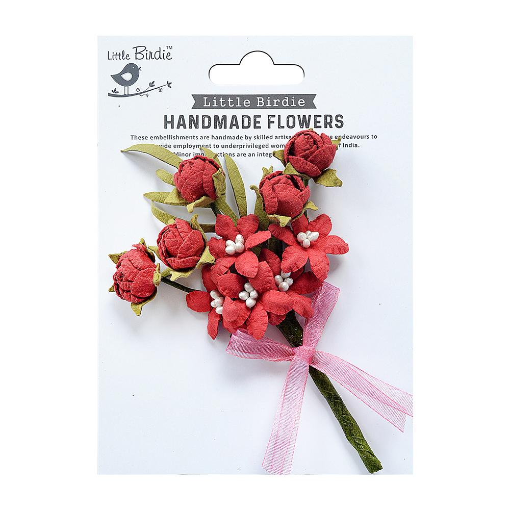 Little Birdie Handmade flowers- Dillan Love & Roses 1Pcs