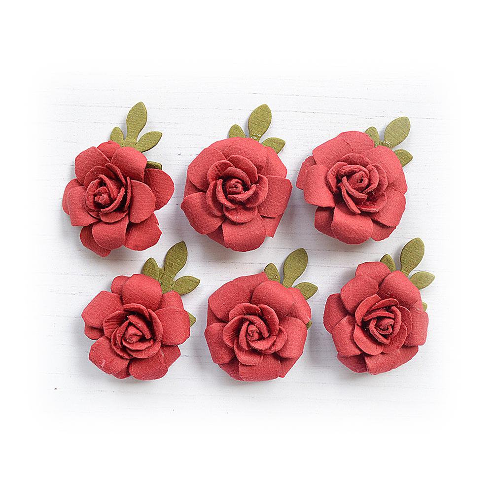 Little Birdie Handmade flowers- Amica Love & Roses 6Pcs