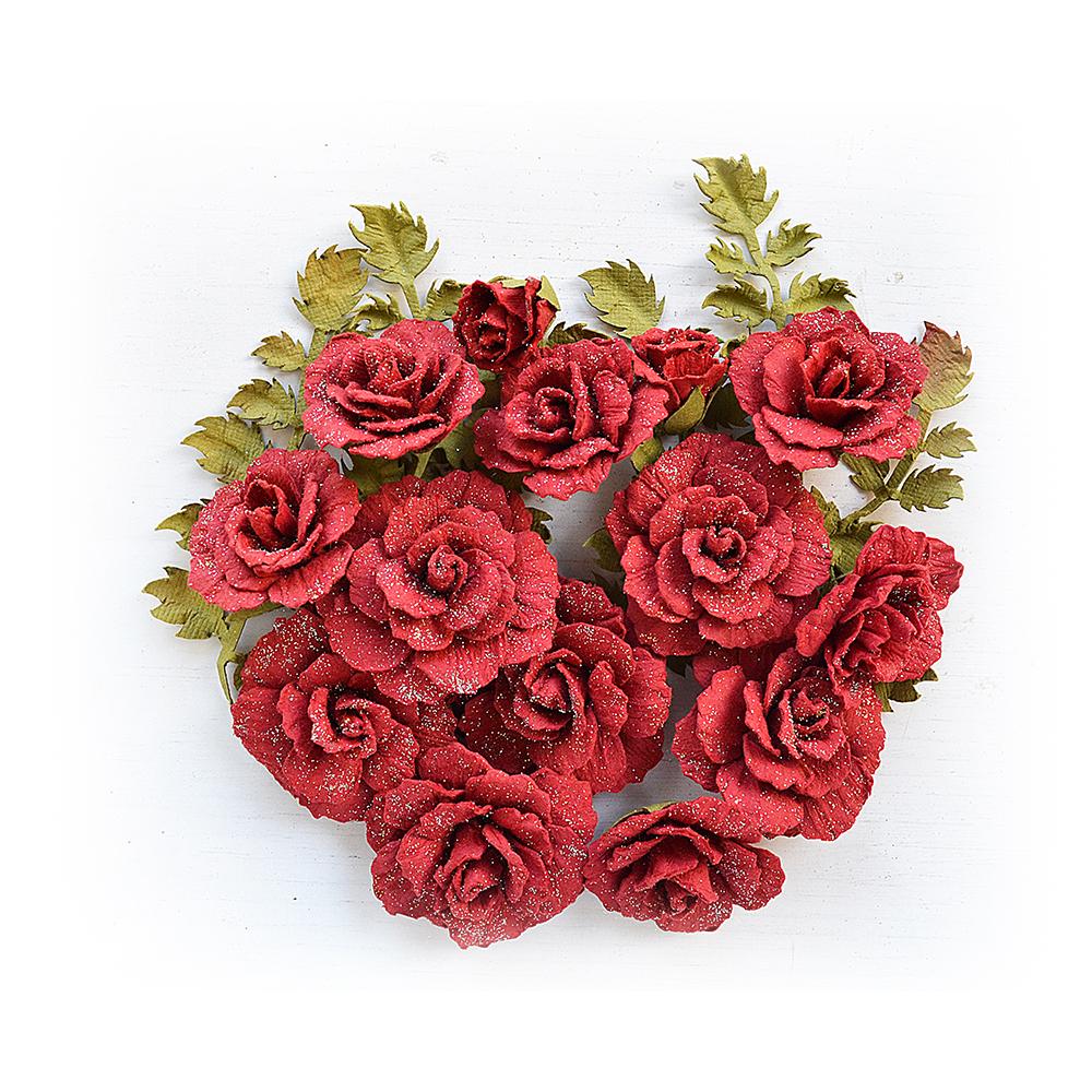Little Birdie Handmade flowers- Bonita Love & Roses 20Pcs