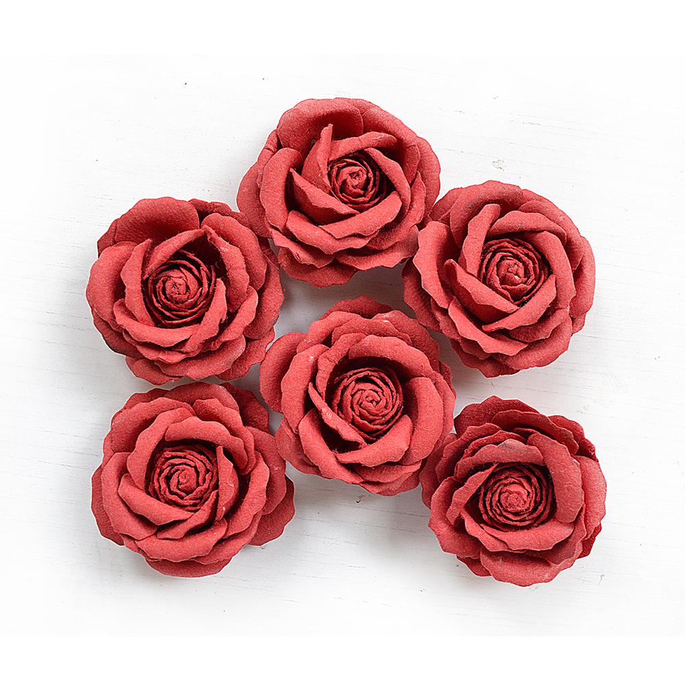 Little Birdie Handmade flowers- Ellis Love & Roses 6Pcs
