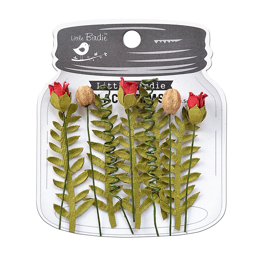 Little Birdie Handmade flowers- Izabela Love & Roses 12Pcs