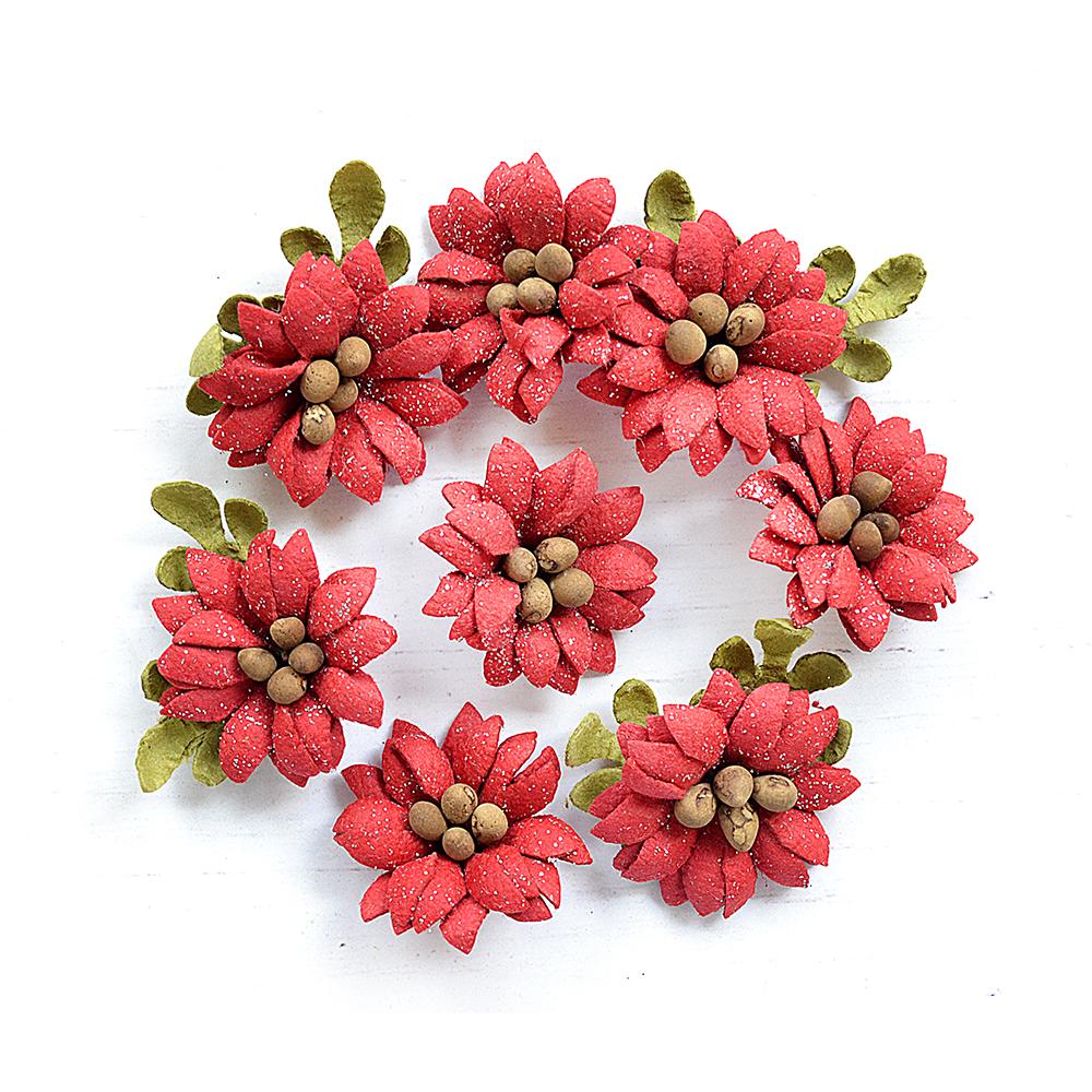 Little Birdie Handmade flowers- Agnes Love & Roses 8Pcs