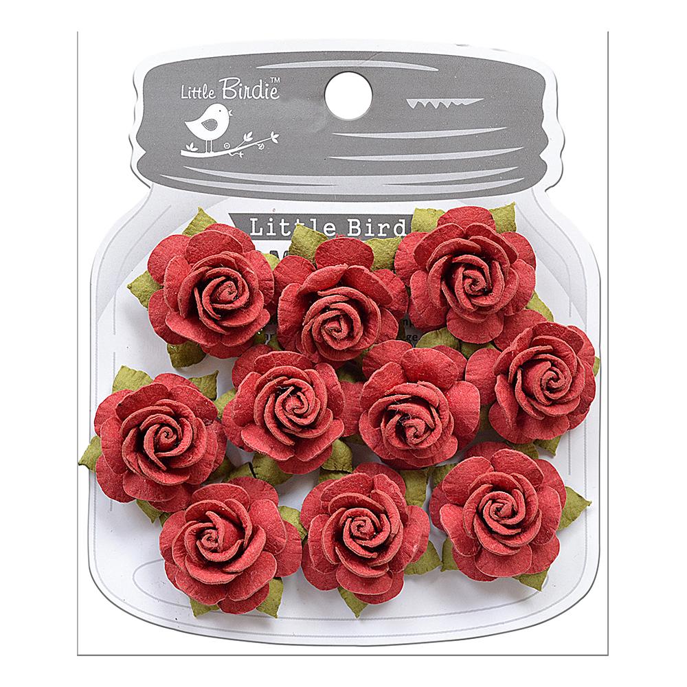 Little Birdie Handmade flowers- Deborah Love & Roses 10Pcs