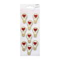 Little Birdie Self-adhesive Stickers - Glow Of Love, 9Pc