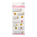 Glitter Stickers- Love You Forever 11Pcs
