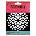 Stencil Dhalia 4X4Inch 1Pc Lb