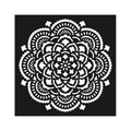 Stencil Timeless Mandala 4X4Inch 1Pc Lb