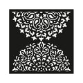 Stencil Mandala Duo 4X4Inch 1Pc Lb