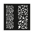 Stencil Elegant Border 4X4Inch 1Pc Lb