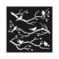 Stencil Chirpy Haven 4X4Inch 1Pc Lb