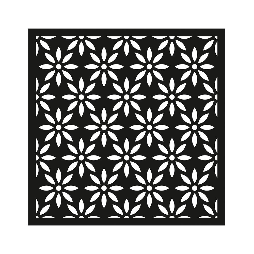 Stencil Charming Bloom 4X4Inch 1Pc Lb