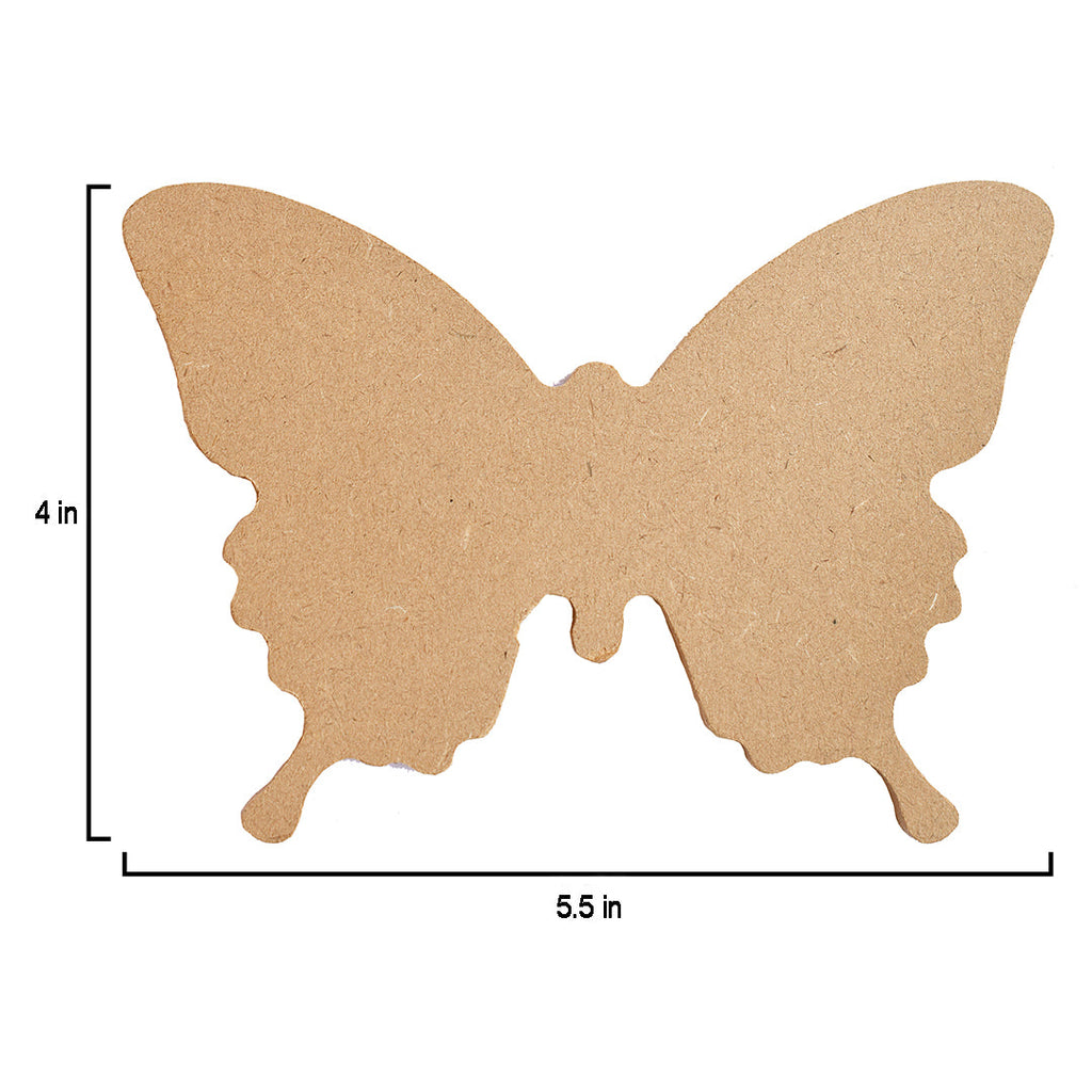 MDF Butterfly W5.5 X H3.75Inch 5.5Mm Thick 1Pc Lb