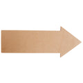 MDF Name Board Arrow W15 X H6Inch 5.5Mm Thick 1Pc Lb