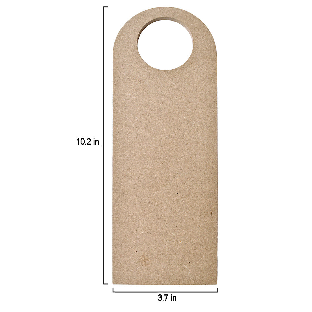 MDF Door Hanger W3.7 X H10.2Inch 5.5Mm Thick 1Pc Lb