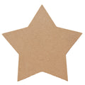 MDF Star W4 X H4inch 5.5mm Thick 1pc