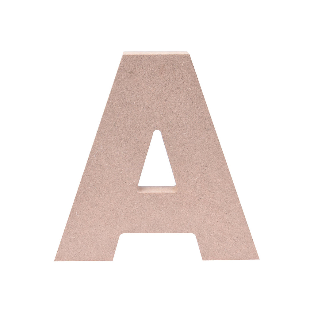 MDF Alphabet A W6 X H6Inch 18Mm Thick 1Pc Lb