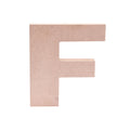 MDF Alphabet F W5.2 X H6Inch 18Mm Thick 1Pc Lb