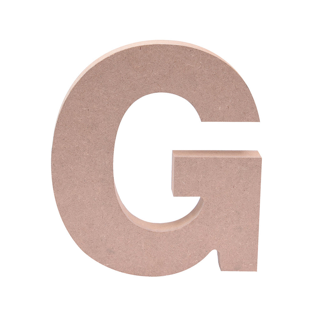 MDF Alphabet G W5.2 X H6Inch 18Mm Thick 1Pc Lb