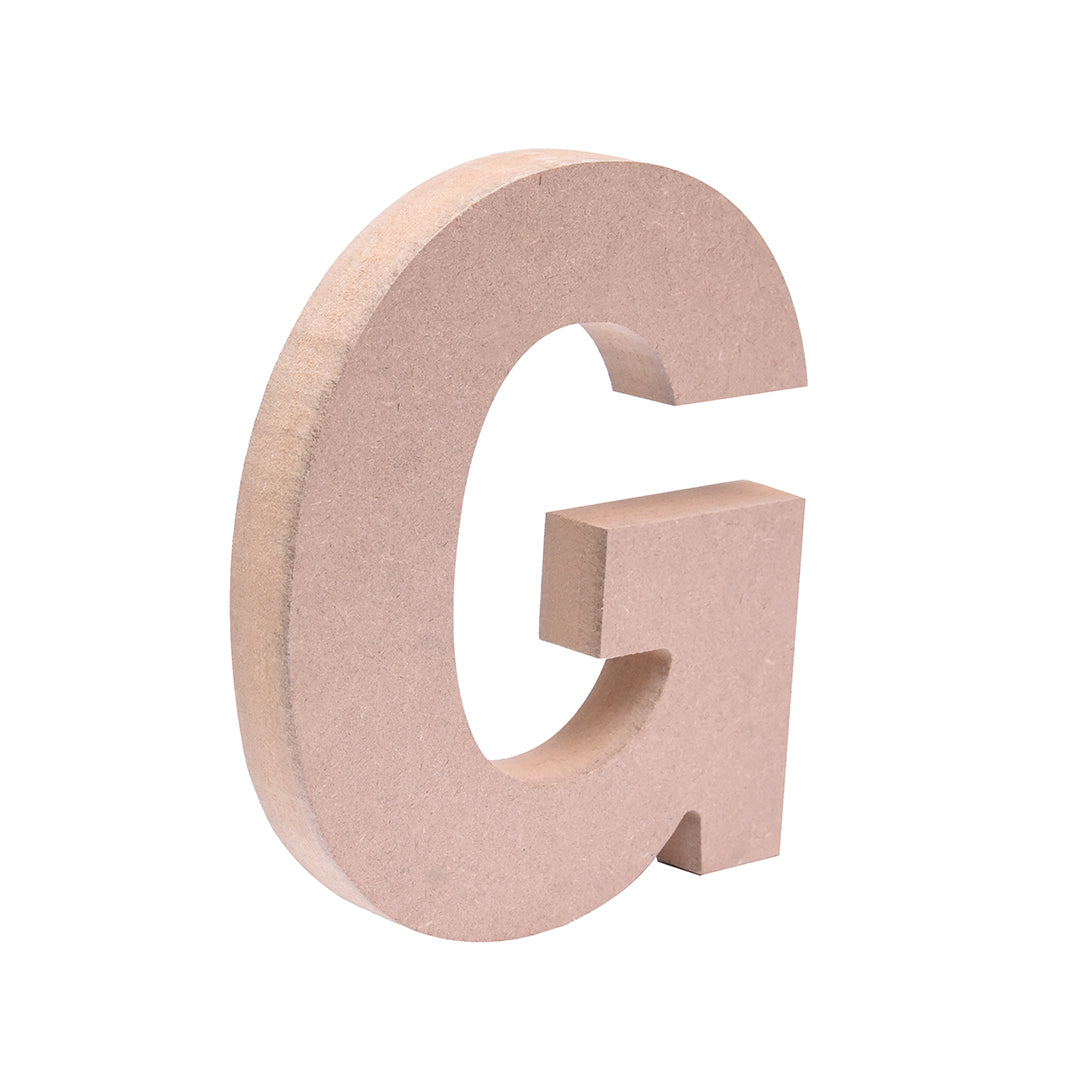 MDF Alphabet G W5.2 X H6Inch 18Mm Thick 1Pc Lb