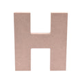 MDF Alphabet H W5.3 X H6Inch 18Mm Thick 1Pc Lb