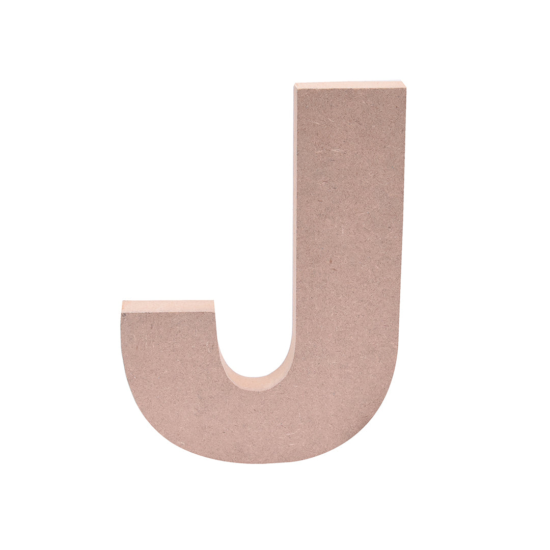 MDF Alphabet J W4.2 X H6Inch 18Mm Thick 1Pc Lb