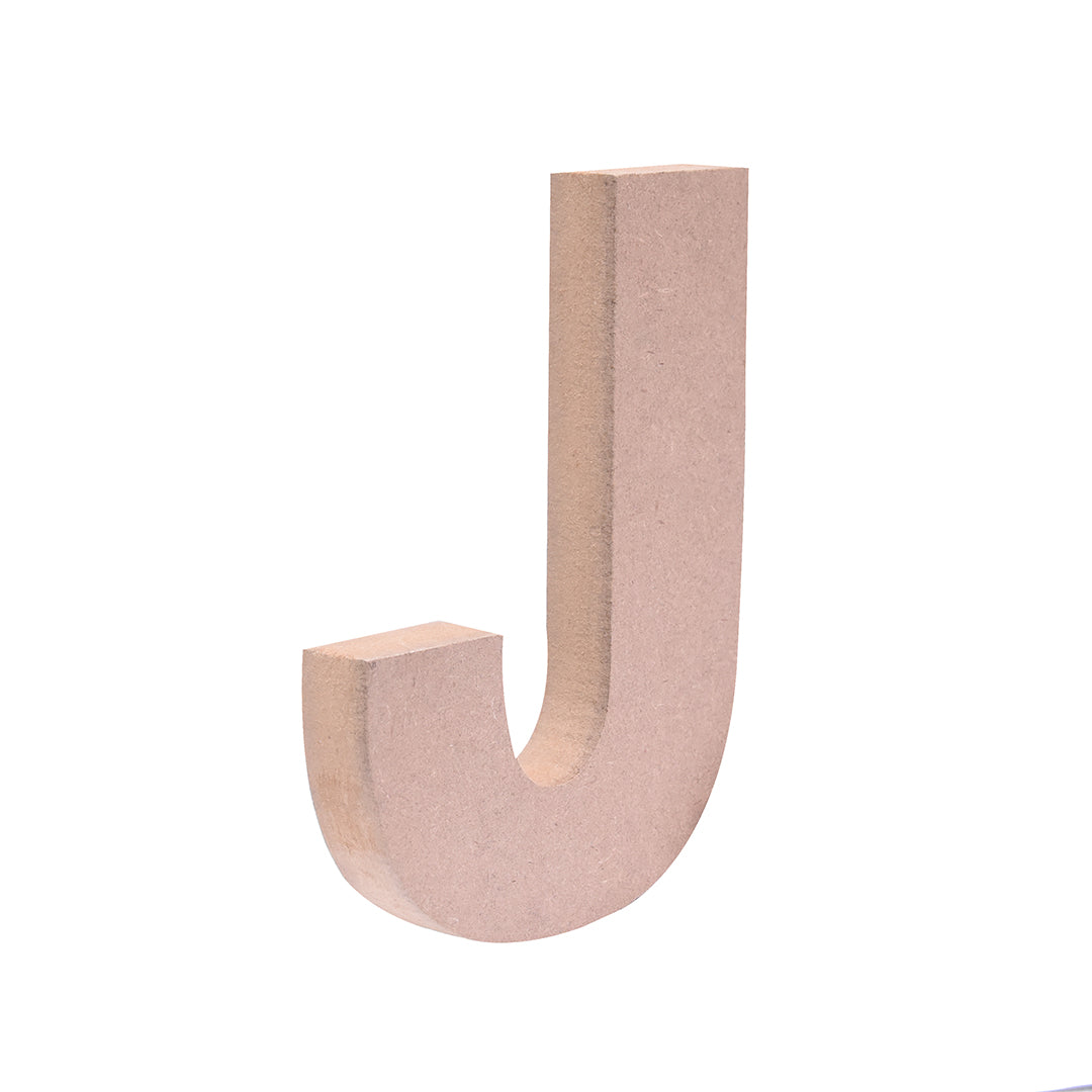 MDF Alphabet J W4.2 X H6Inch 18Mm Thick 1Pc Lb